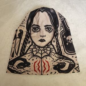 Wednesday Addams Double Layered Knit Beanie
